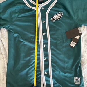 Philadelphia Eagles green Baseball Jersey